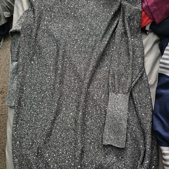 VENUS Shimmering Silver Sequin Dress - Picture 1 of 2